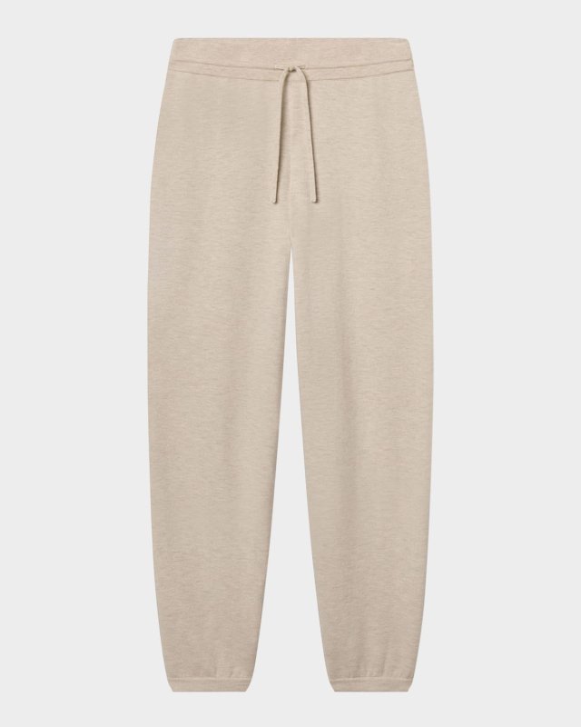 Cozy Cotton Silk Tapered Joggers